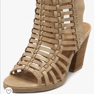 NWOT Sugar Vivid Peep Toe Sandal